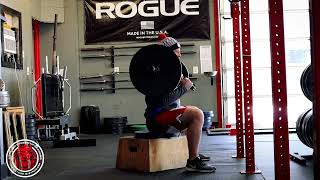 SSB Box Squat