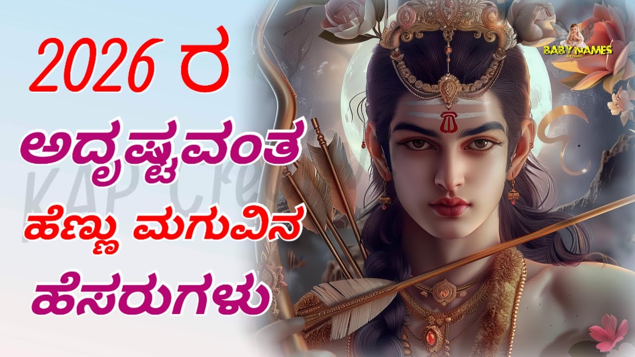 2026 (ಅದೃಷ್ಟವಂತ) ಹೆಣ್ಣು ಮಗುವಿನ ಹೆಸರುಗಳು/ ಬೇಬಿ/ ನೇಮ್ಸ್ / Baby names/ Names/ Girl names/  @Anukoushi ​