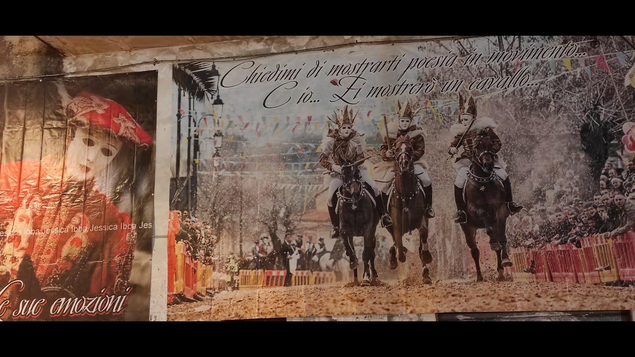 L' emozionante pentolaccia a cavallo di Benetutti