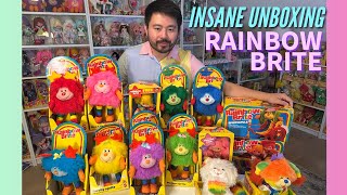 INSANE Rainbow Brite Mega Unboxing! 15 ULTRA-RARE Vintage Dolls (Never Removed From Box!)