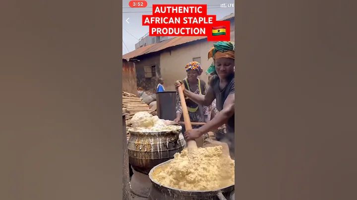 THE RAREST  African Staple Food EVER. 🇬🇭.. Fante kenkey #shorts