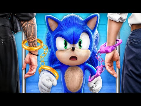 Sonic, a sündisznó kontra JÓ kontra ROSSZ Zsaru! Sportoló és Lúzer a Börtönben