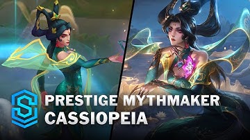 Prestige Mythmaker Cassiopeia Skin Spotlight - Pre-Release - PBE Preview - League of Legends