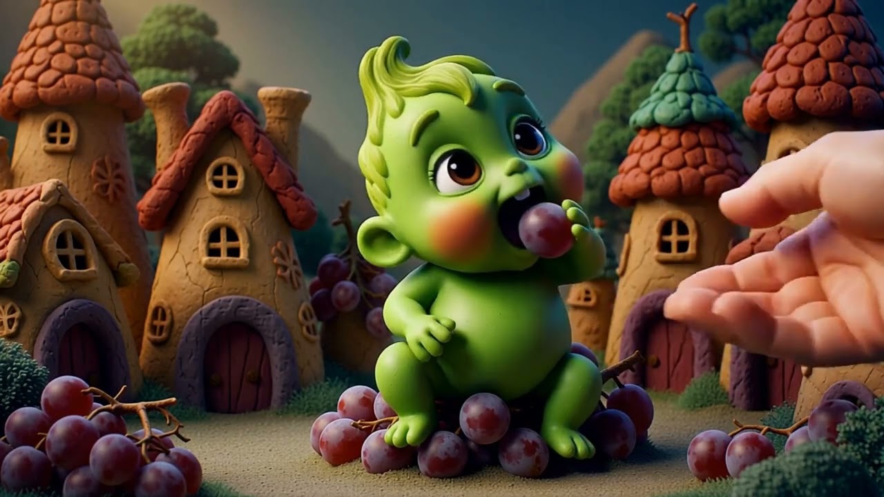 [ASMR] Baby food chewing sounds 🍎🍌🍇👶❤