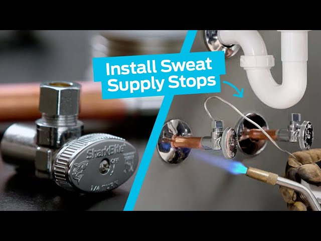 Watch How to Install SharkBite Sweat Supply Stop on YouTube.