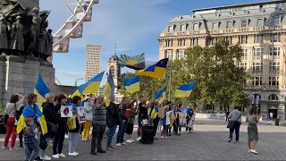 У Гаазі розпочався суд проти Росії: українці вийшли на акцію підтримки у Брюсселі