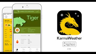 KarmaWeather Chinese Horoscope iPhone app demo screenshot 4
