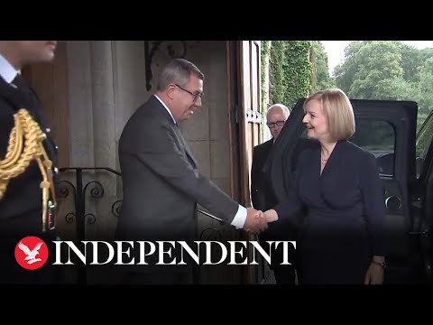 Liz Truss arrives