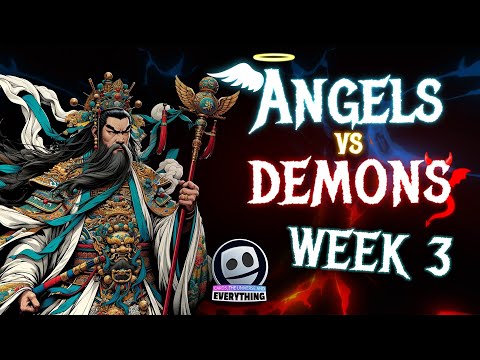 ANGELS VS DEMONS WEEK 3!💨 - Cards the Universe and Everything (CUE)