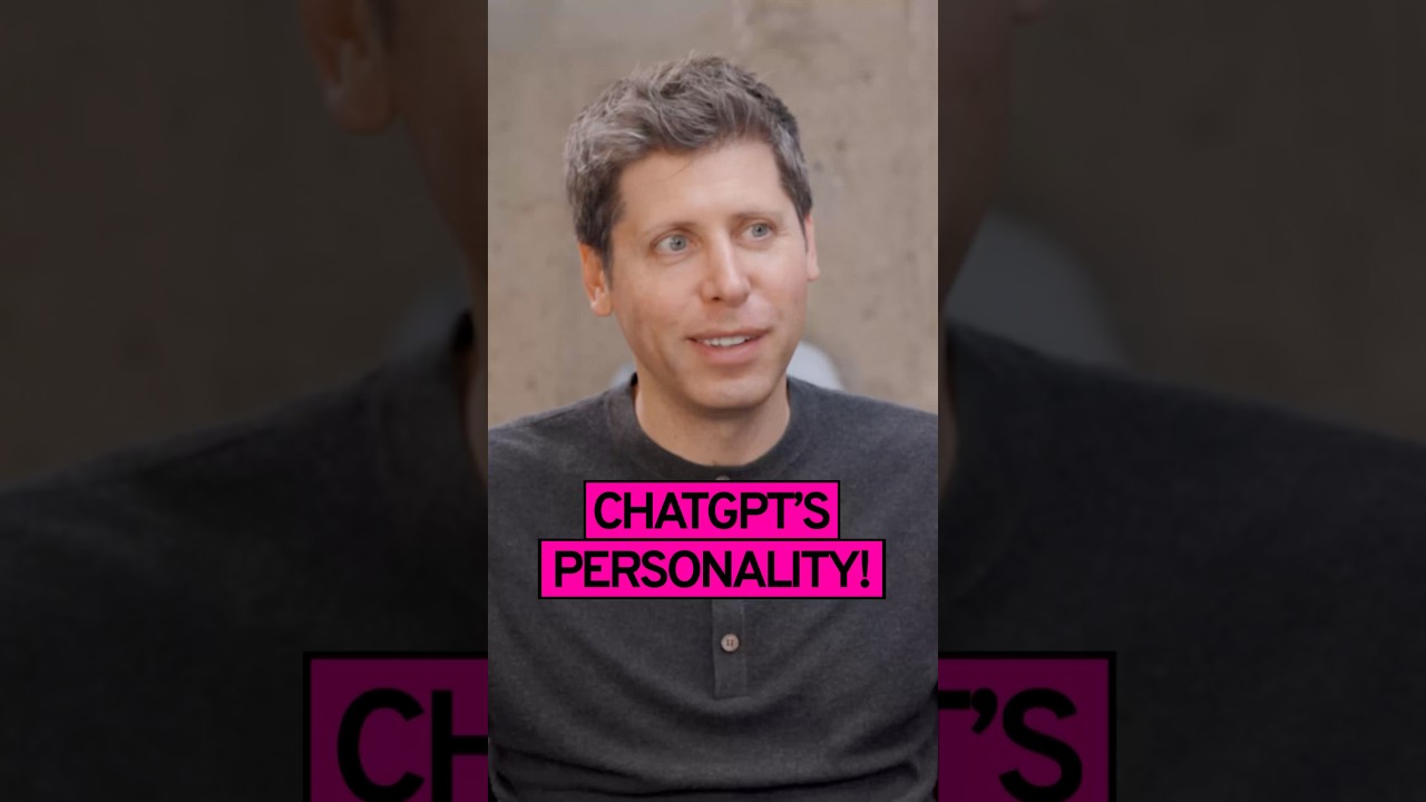 Thumbnail for Sam Altman on Picking ChatGPT’s Personality!