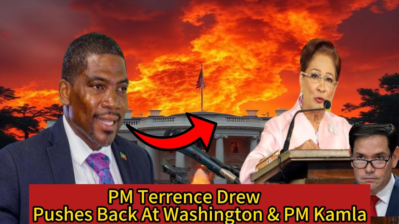 Tension Spurs At Caricom Summit. PM Drew Shoots Down PM Kamla Maga Trump Rehtoric