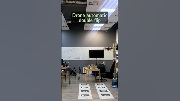 Autonomous #drone performing a double flip 🤖 #shorts
