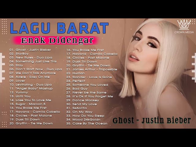 Daftar Putar Musik Inggris Terbaik 2022 Top 20 Lagu Populer 2022 Pop Hits 2022 || Ghost, StarBoy class=