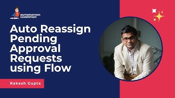 How to Auto Reassign Pending Approval Requests