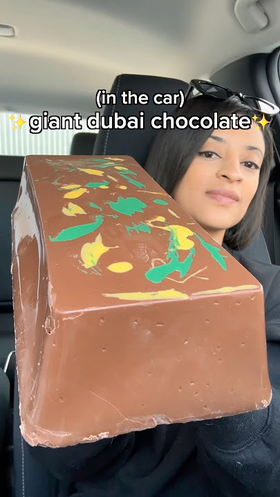 Giant dubai chocolate bar #shorts #chocolate #dubai #candy #cooking #howto