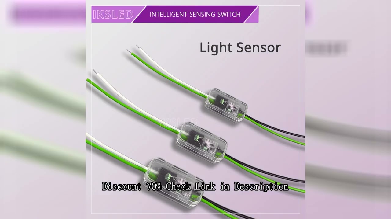 Light Sensor Switch Automatic Auto on Off Photocell Street Light Switch DC3.7-24V 12V 24V 5A Photosw