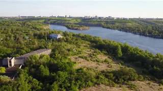 Хортица с высоты птичьего полета
