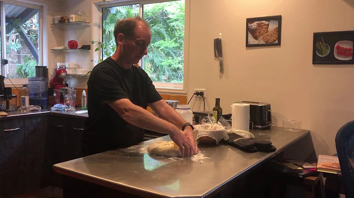 Shaping a loaf from a slack dough