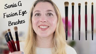 SONIA G FUSION EYE BRUSHES | Must-Haves for Cream & Liquid Eyeshadows | Demos & Comparisons screenshot 5