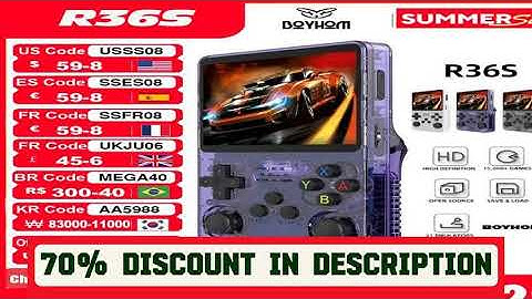 A must-have product! Open Source R36S Retro Handheld Video Game Console Linux System 3.5 Inch IPS