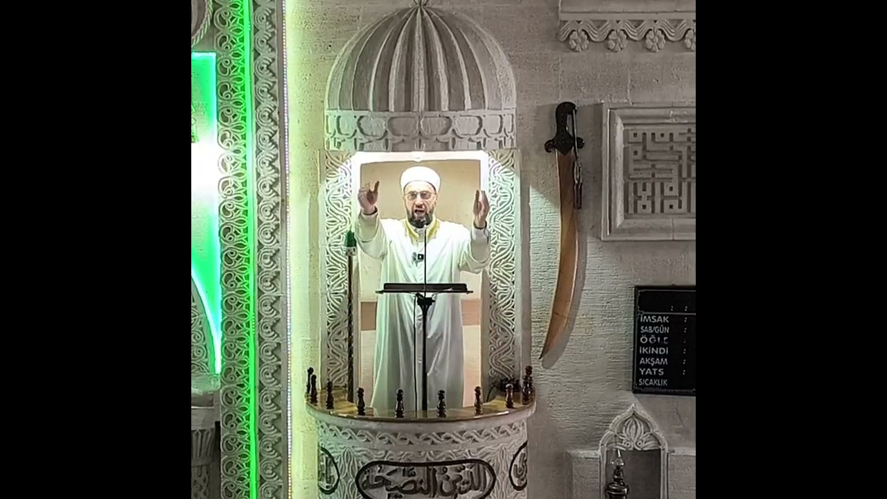 Mesut Adabağlı Hoca Cuma hutbesi: İslam'da Zekat ve Sadaka-i fıtır ne demektir...