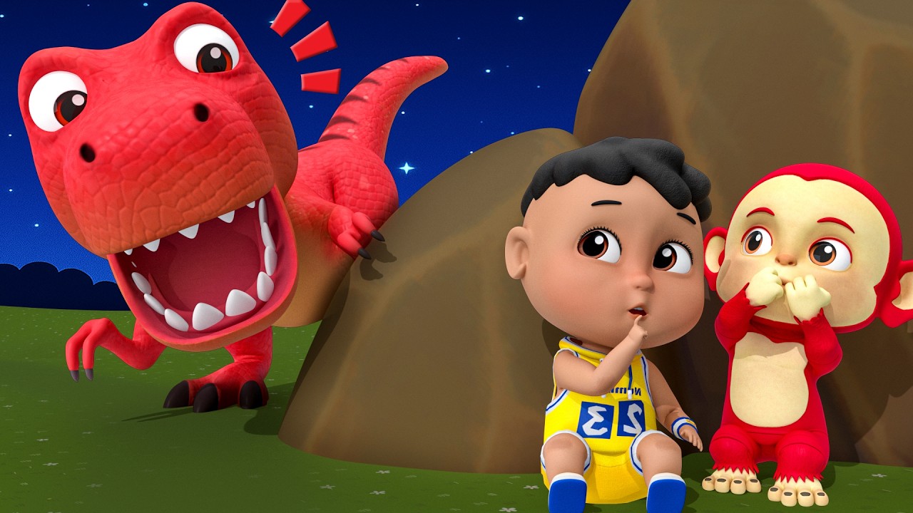 Canção dos Dinossauros | Vamos Brincar com o T-Rex | Caetano em Português - Músicas Infantis