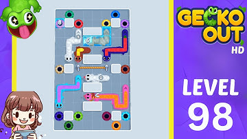 Gecko Out Level 98 Solution Walkthrough