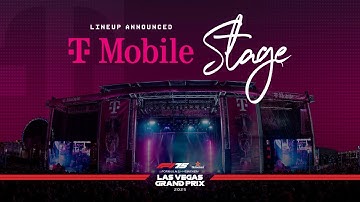 2025 T-Mobile Stage Lineup | Formula 1 in Las Vegas