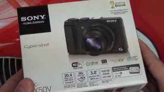 Sony Cyber-shot DSC-HX50V Unboxing