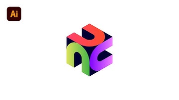 Create a Stunning 3D Isometric Logo in Adobe Illustrator | Easy Step-by-Step Tutorial