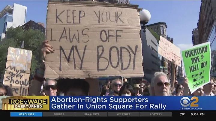 Abortion rights supporters gather in Union Square for rally