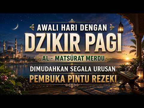 DZIKIR PAGI SESUAI SUNNAH RASUL | ZIKIR PEMBUKA PINTU REZEKI | Dzikir Mustajab Pagi