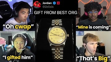 PRO STREAMER React To Sentinels Gifting Zellsis a ROLEX After Eliminating Fnatic From Champions 2024