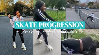 I GOT ROLLER SKATES, AND THIS HAPPENED... | Nadia Bee