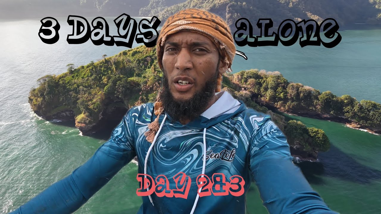 3 Days Solo Island Survival | Saut d'Eau |No Food, Water or Shelter | DAY 2 & 3 | - Caribbean Sea🇹🇹