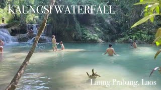 Kuangsi Waterfall in Luang Prabang, Laos🌊⛲️