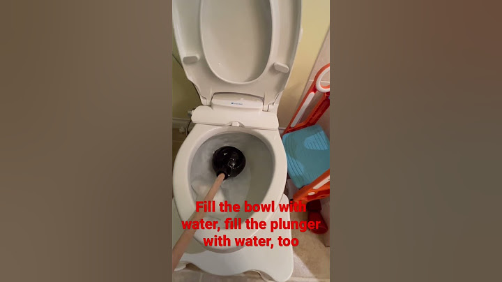 How to properly use a toilet plunger #clog#clogged #toilet #daddy#wife