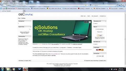 osCmax tutorial - Creating a template - content background colour