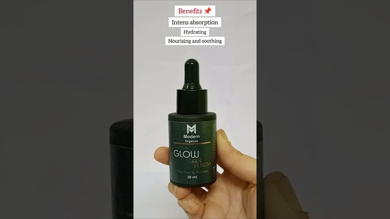 MODERN ORGANICS White Glow Skin Serum 🖤