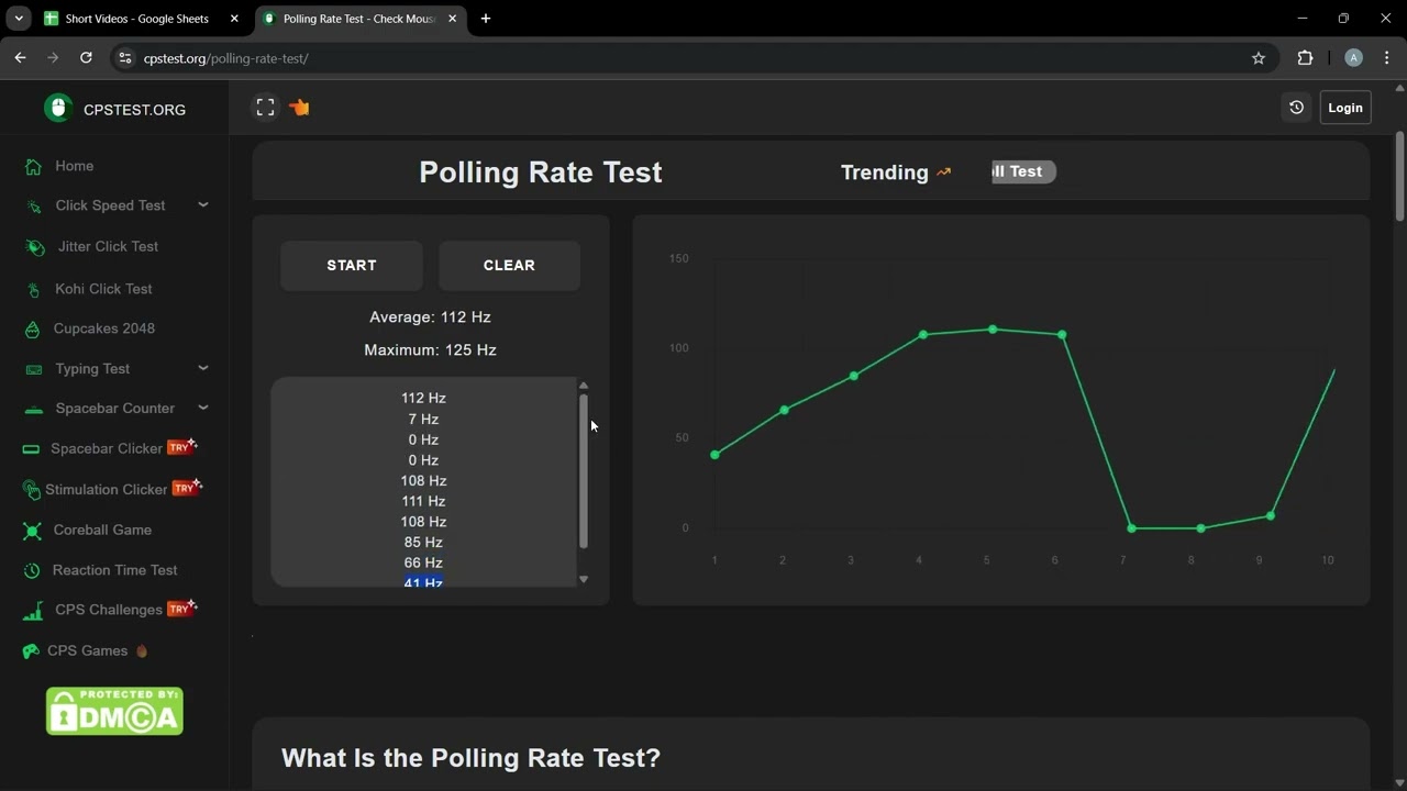 How to Test Mouse Hz 1000Hz Test - YouTube