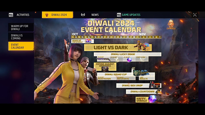 DIWALI 2024 EVENT CALENDAR #FREE FIRE # wait for end # free fire