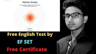 Free English Test by EF SET || Free Certificate || 50 mnt Test || English Test ||