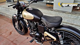 New look of Royal Enfield Classic 2023  / Bullet Modification @VwrapsSikar