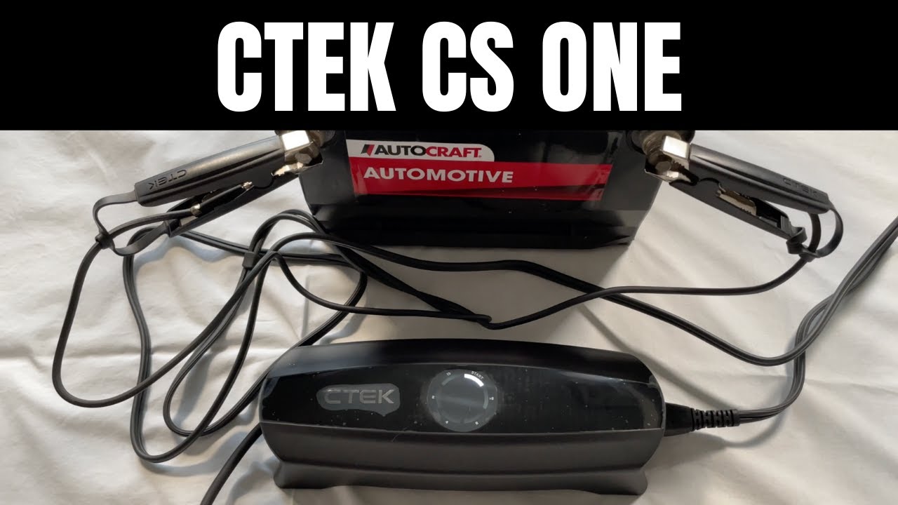 CTek CS One Battery Charger Unboxing and review 