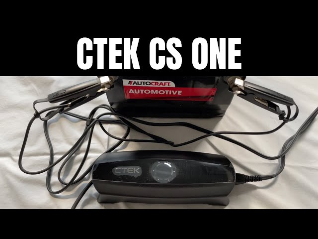 CTek CS One Battery Charger Unboxing and review 