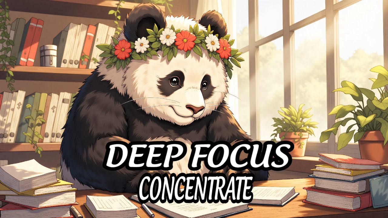 Concentration Music to Enhance Mental Clarity and Focus | Panda's Laurel Melodies