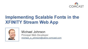 Scalable Fonts for Web Accessibility