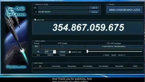 How to use LOIC + Downloadlink