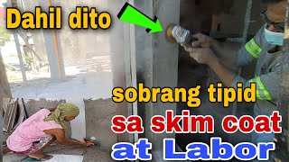 GAWIN MO ITO PARA MAKATIPID KA SA SKIM COAT AT LABOR COST | Mondo SkimCoat