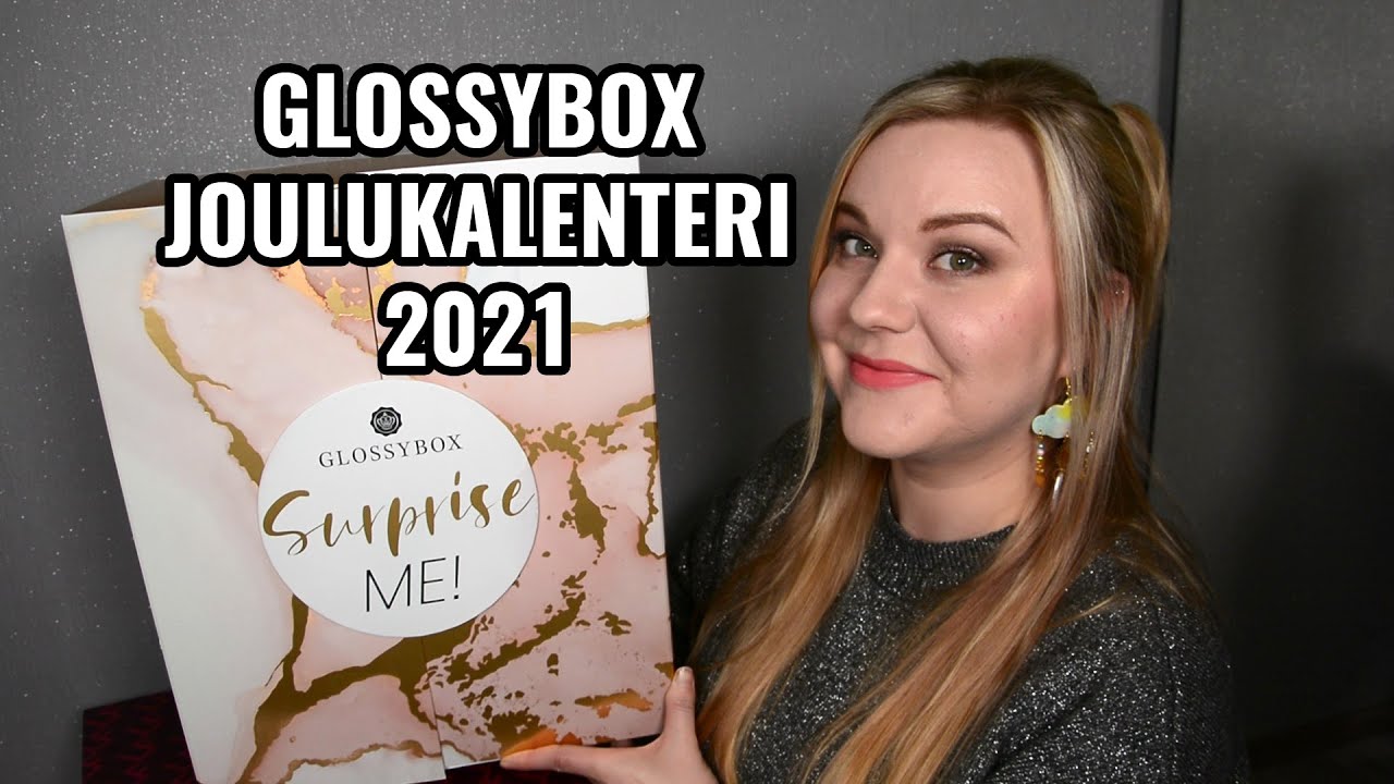 GLOSSYBOX JOULUKALENTERI 2021 | Unboxataan koko sisältö!